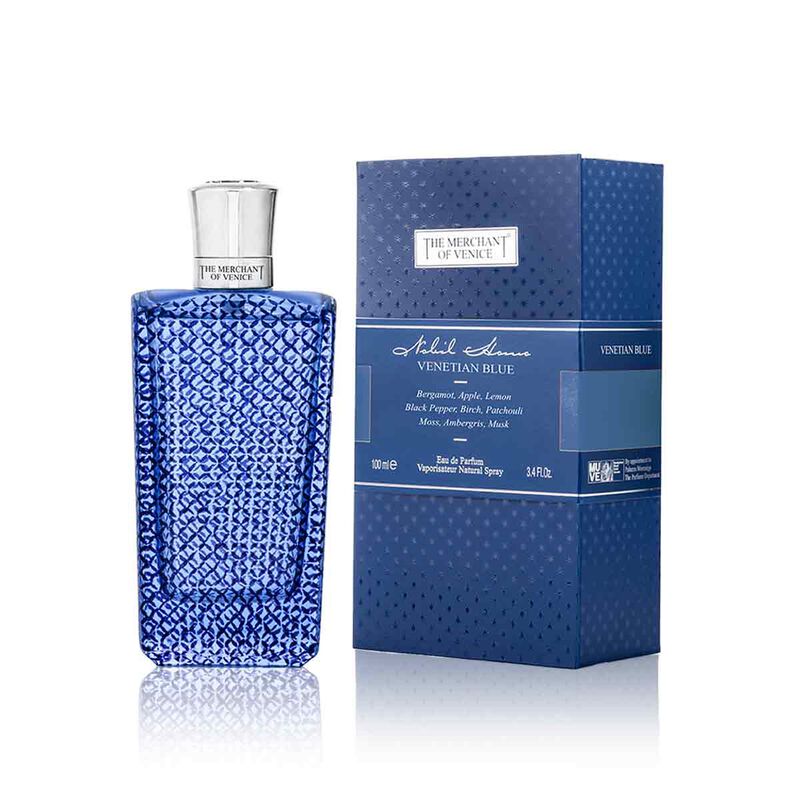 the merchant of venice venetian blue blu eau eau de parfum 100ml
