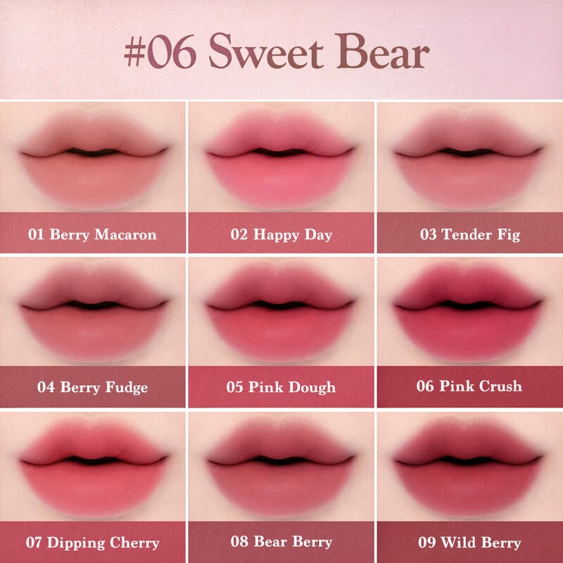 dasique mood painting lip & cheek palette 06 sweet bear