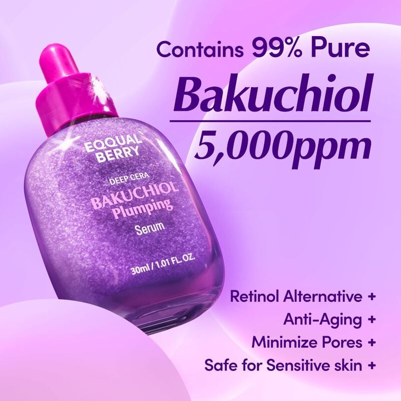 eqqualberry bakuchiol plumping serum