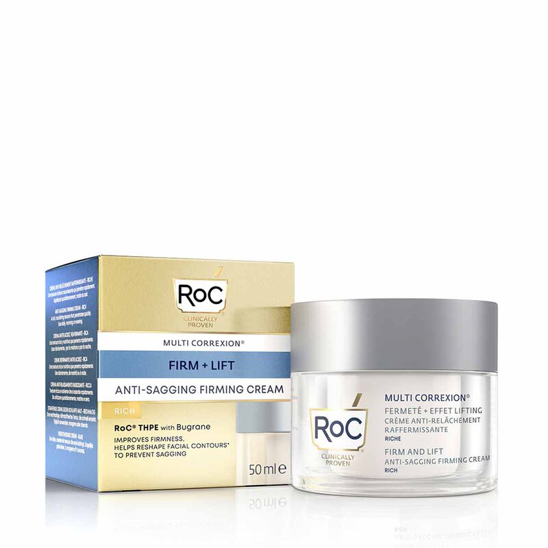 roc multi correxion firm lift anti sagging firming cream rich 50ml