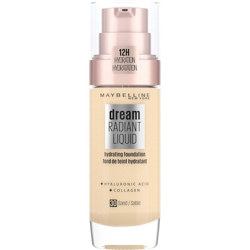 maybelline new york dream radiant liquid foundation sand 30