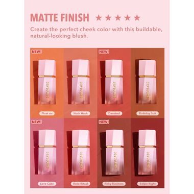 faces احمر خدود سائل بلون مزدهر غير لامع