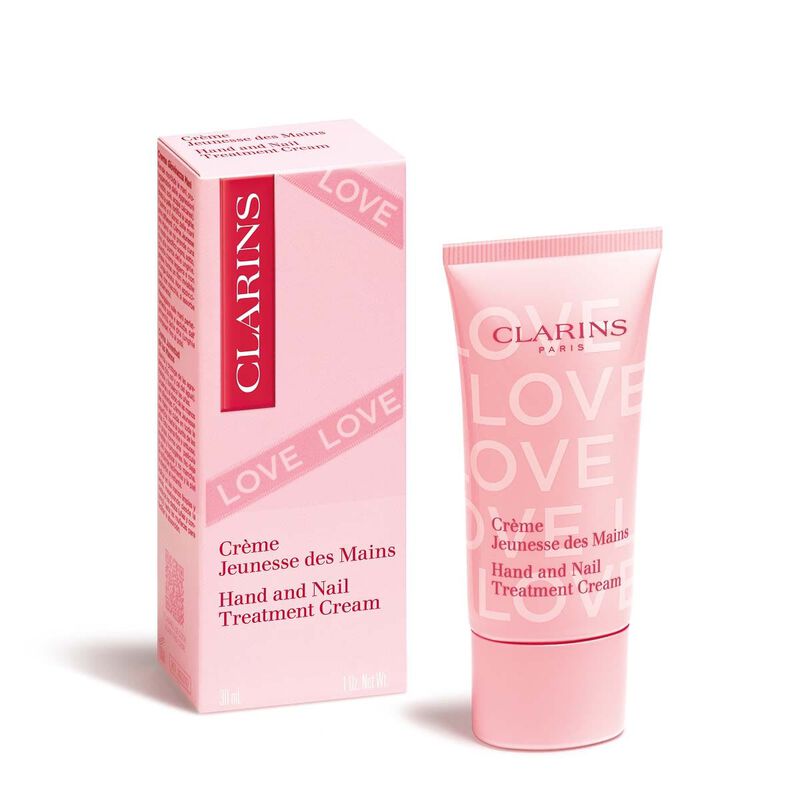 clarins hand and nail treatment cream  love collection