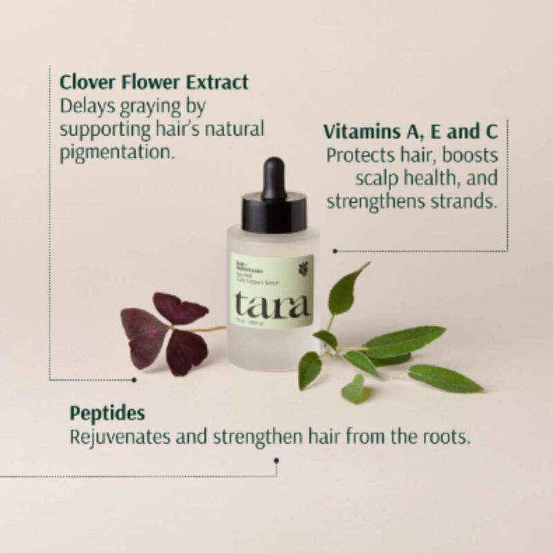 تارا سيروم العناية بفروة الرأس والحفاظ على الشعر مع التقدم بالعمر بالميرمية مع مجموعة من الفيتامينات المغذية