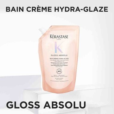 faces gloss absolu bain cr me hydra glaze refill pouch