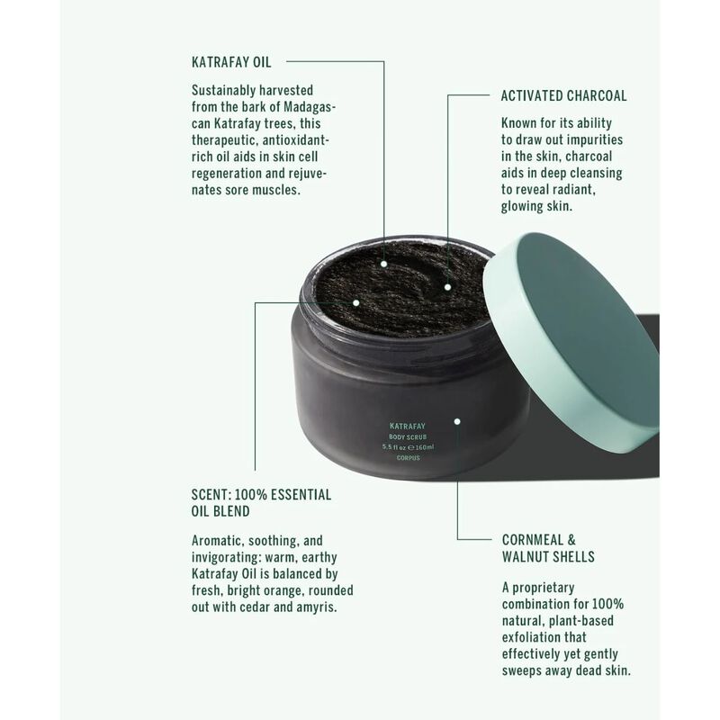 كوربس ناتشرلز كاترافاي مقشر الجسم الطبيعي النباتي