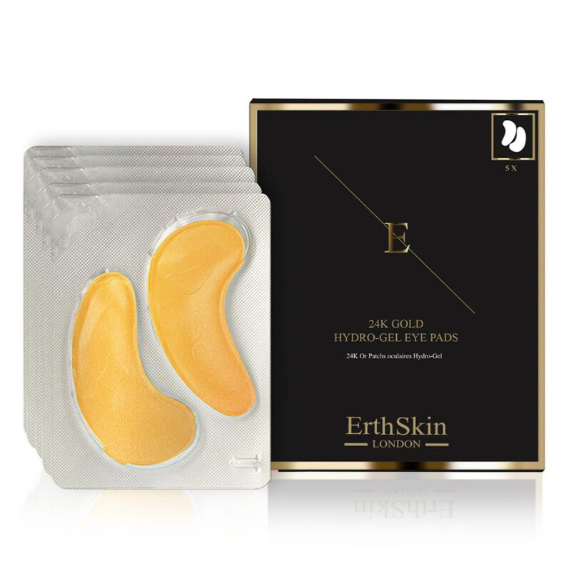 erthskin london collagen gold under eye patch 24k gold 5x2 pads
