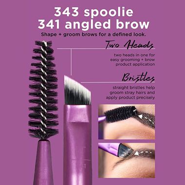 faces مجموعة فرش مكياج ثلاثية لتظليل العيون ومزجها