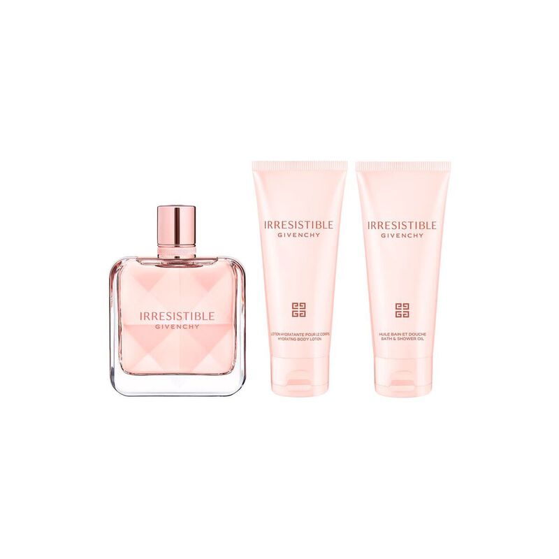 givenchy irresistible with hydrating shower gel and body lotion