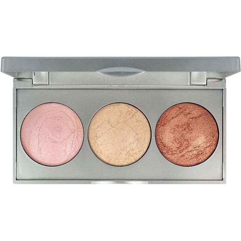 golden rose strobing highlighter palette