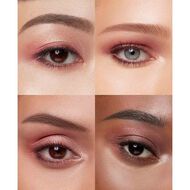 faces مجموعة لوحة ظلال العيون لو أومبري مع علبة جلد فاخر بلون أحمر