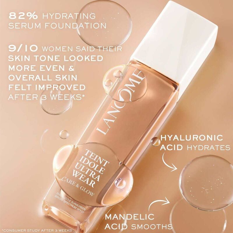 lancome teint idole ultra wear care & glow foundation with hyaluronic acid 115c