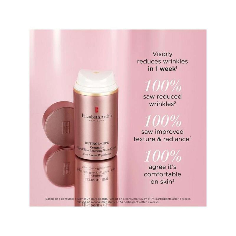 elizabeth arden retinol + hpr ceramide rapid skin renewing water cream