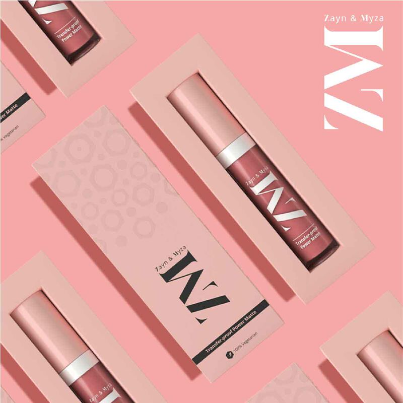 zayn and mayza transferproof power matte finish lip colour