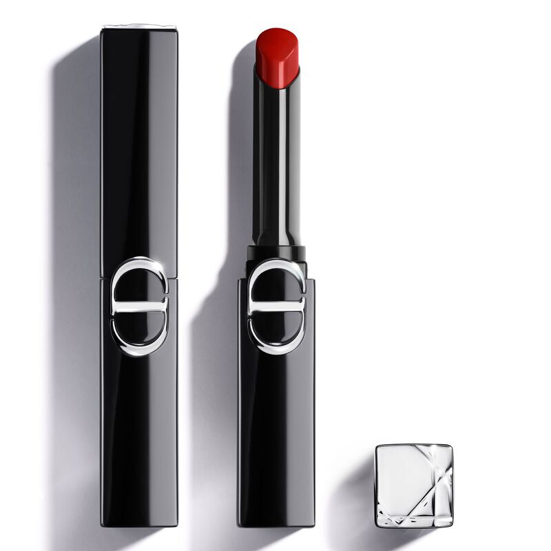 dior rouge on stage ultra longwear lipstick with a shine finish