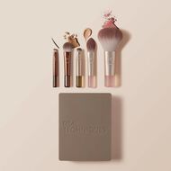 faces new nudes 2 0 on the glow mini brush kit   mirrored compact  6 piece set