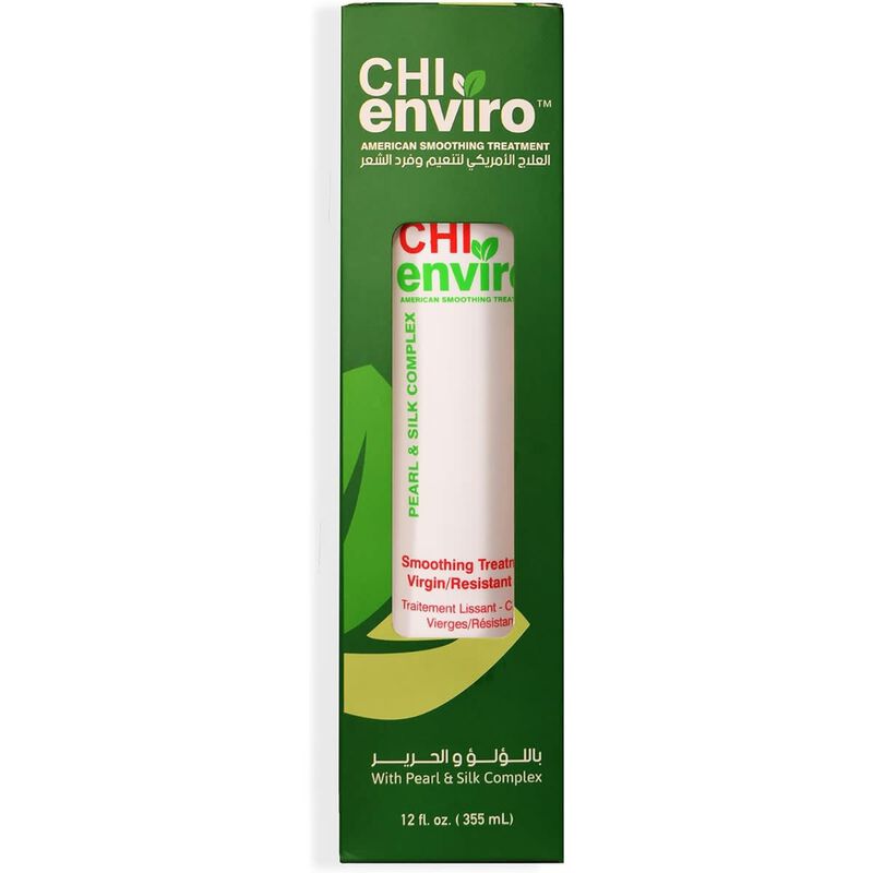 chi chi enviro american smoothing treatment virgin/ resistant hair / 355 ml 12 oz.