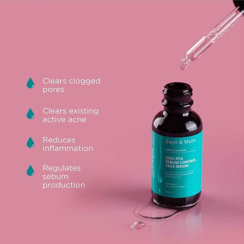 zayn and mayza zinc pca sebum control face serum