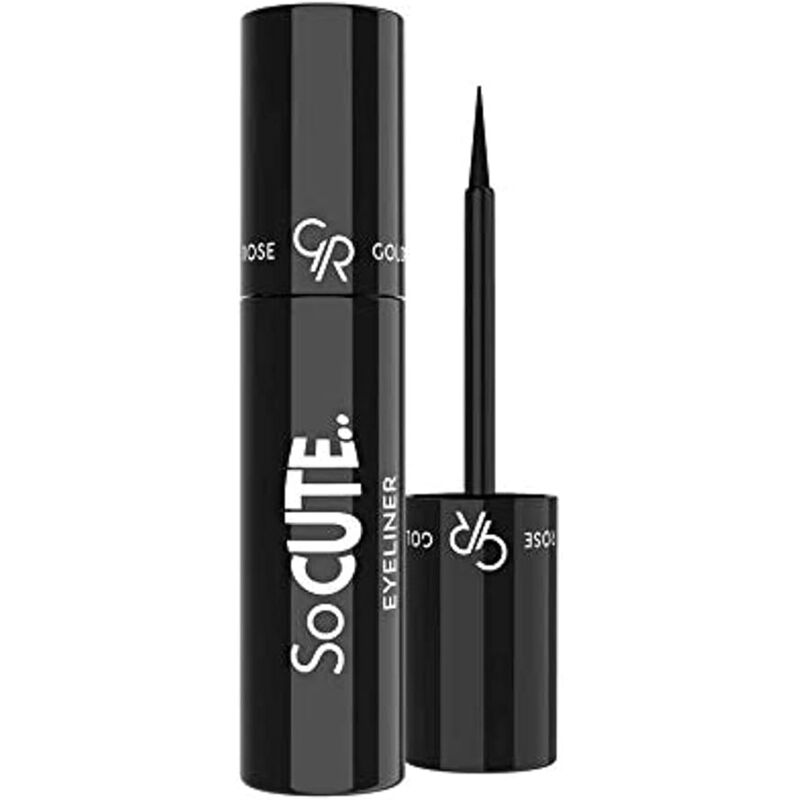 golden rose so cute matte&deep black eyeliner