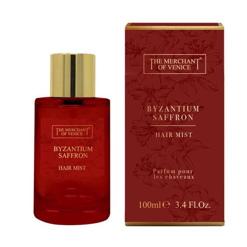 the merchant of venice murano collection hair mist byzantium saffron 100ml