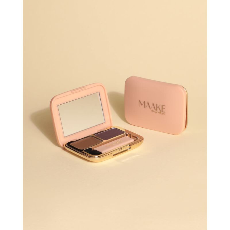 maake beauty brow and eye finishing compact
