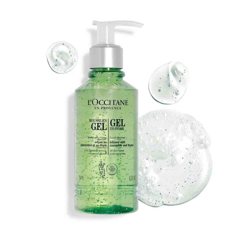 لوكسيتان جل رغوي لتنظيف البشرة