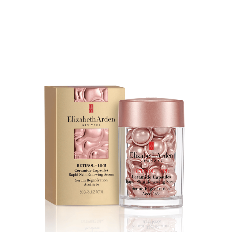 elizabeth arden retinol + hpr ceramide capsules rapid skin renewing serum