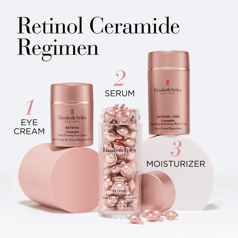 elizabeth arden retinol + hpr ceramide rapid skin renewing water cream