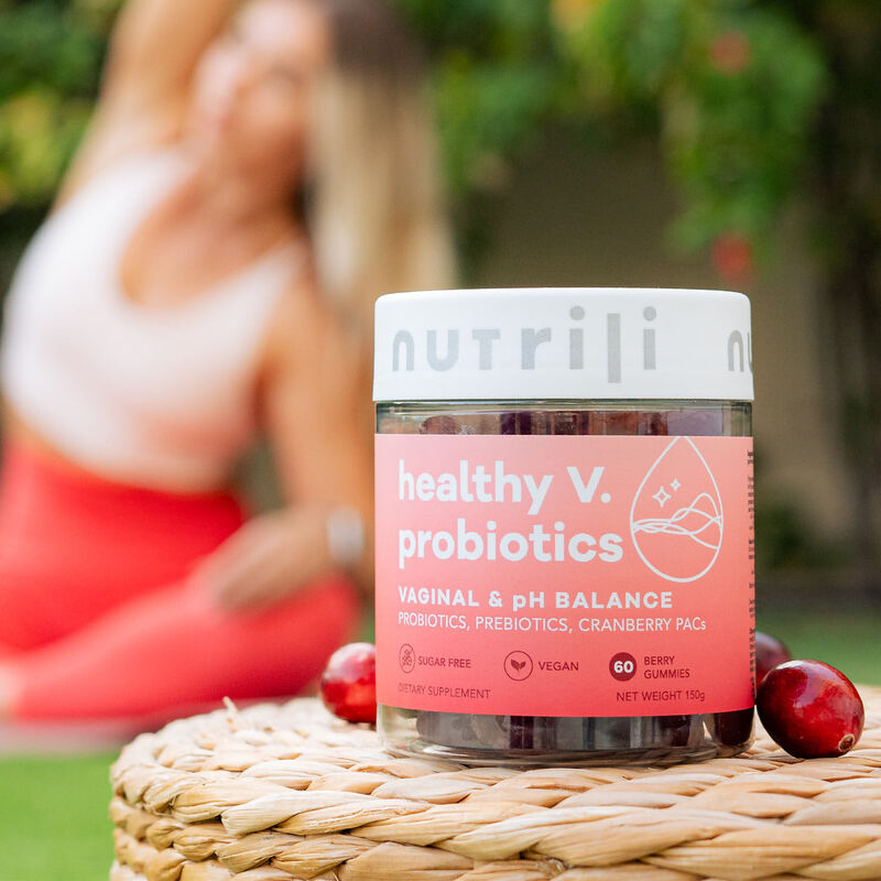 nutrili healthy v. women probiotics sugar free gummies