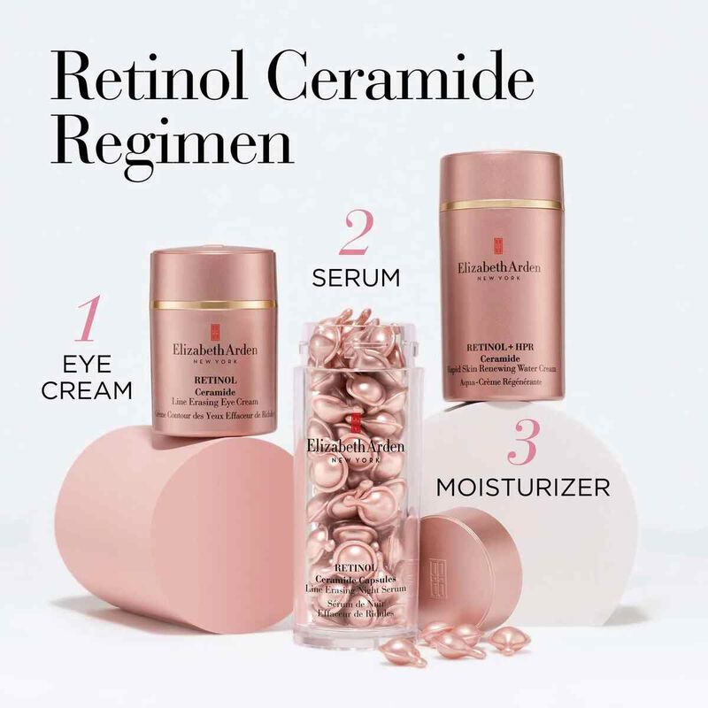 elizabeth arden retinol + hpr ceramide rapid skin renewing water cream