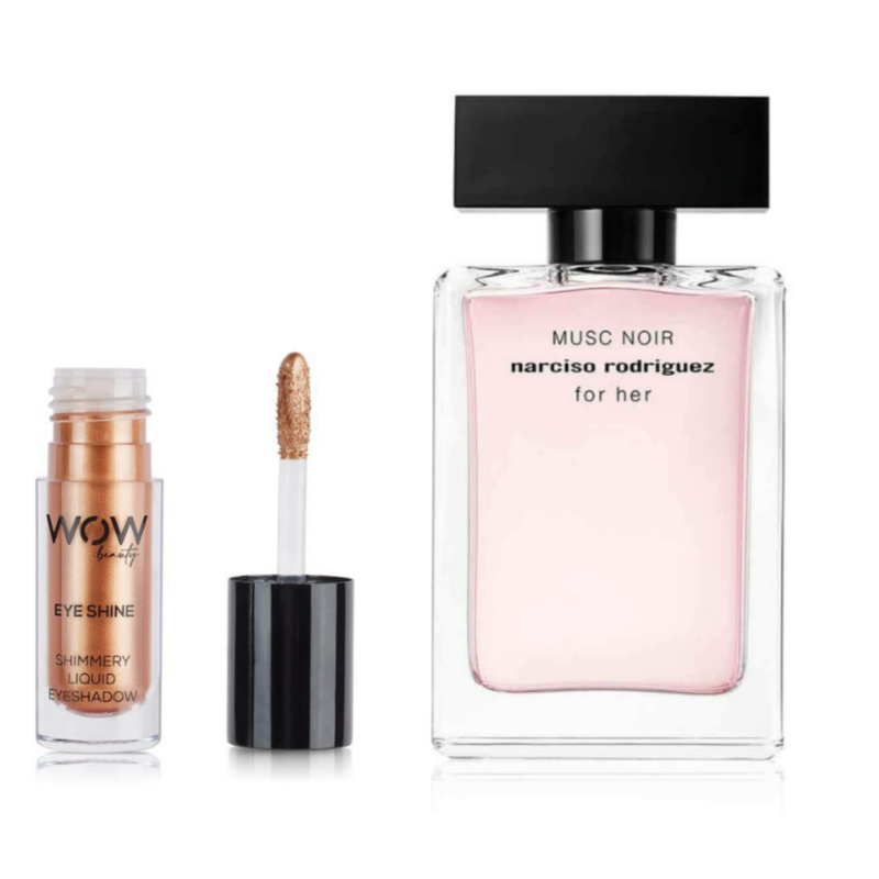 eye shine  eyeshadow  zahab x narciso for her musc noir edp 50ml