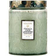 faces french cade lavender large jar candle