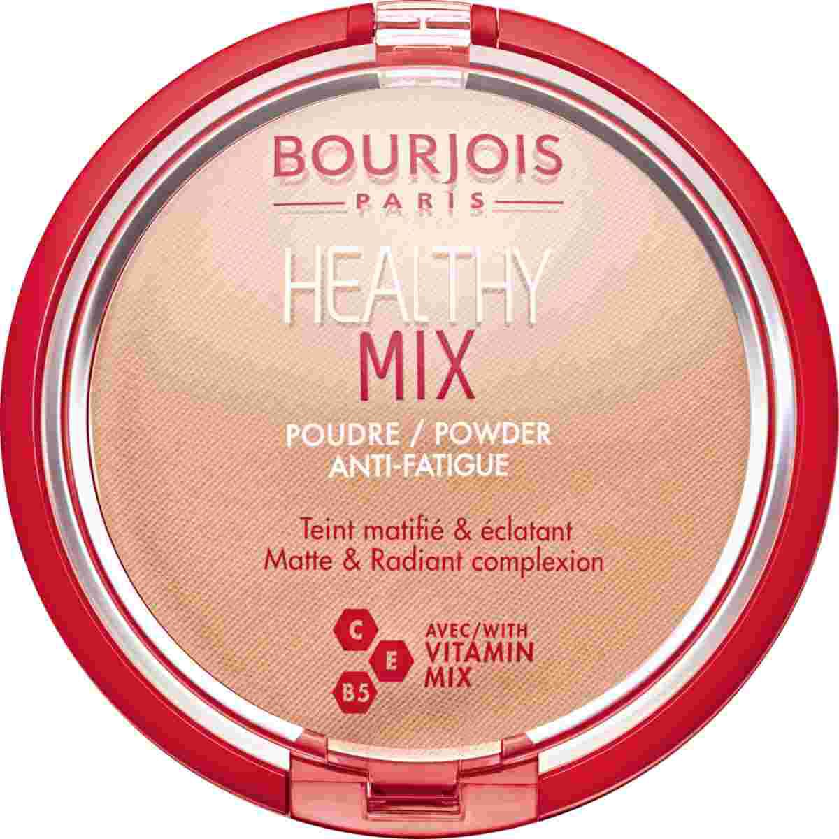 Bourjois Healthy Mix Clean Powder – Mattiertes Puder, 8 Farbtöne, Vegan, 11 G