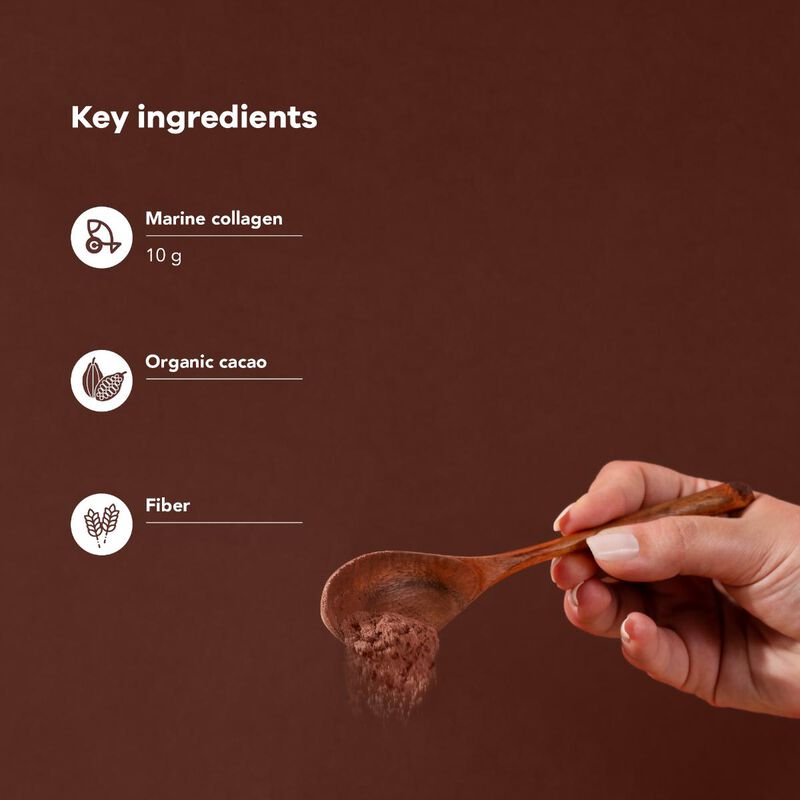 nutrili marine collagen peptides  chocolate