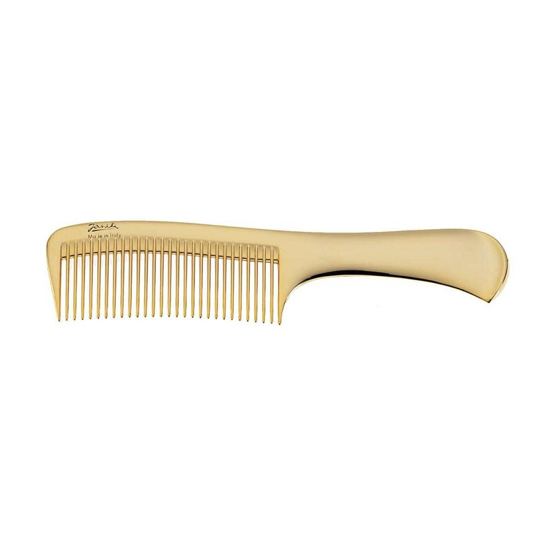 janeke golden wideteeth comb with handle