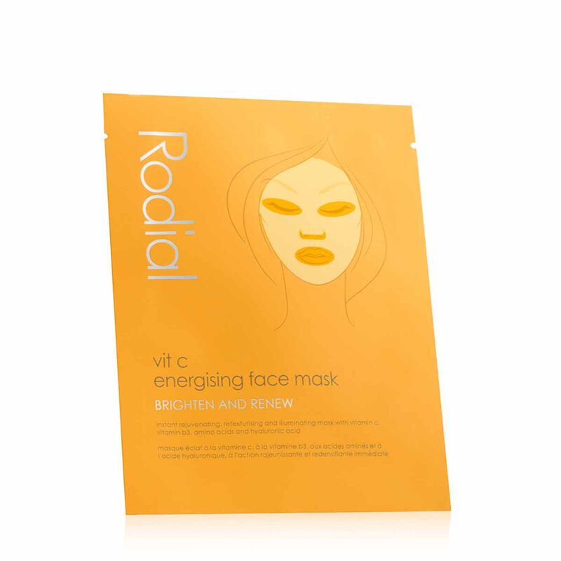 rodial vit c brightening sheet mask individual