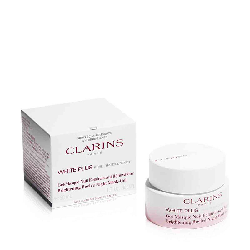 clarins white plus brightening & renewing night gelmask 50ml