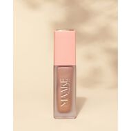 faces metallic liquid shadow