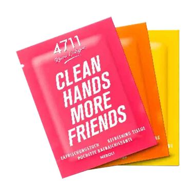 faces مجموعة مناديل 4711 ريمكس المنعشة 10 قطع