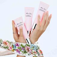 faces miss dior rose granita shower milk scrub