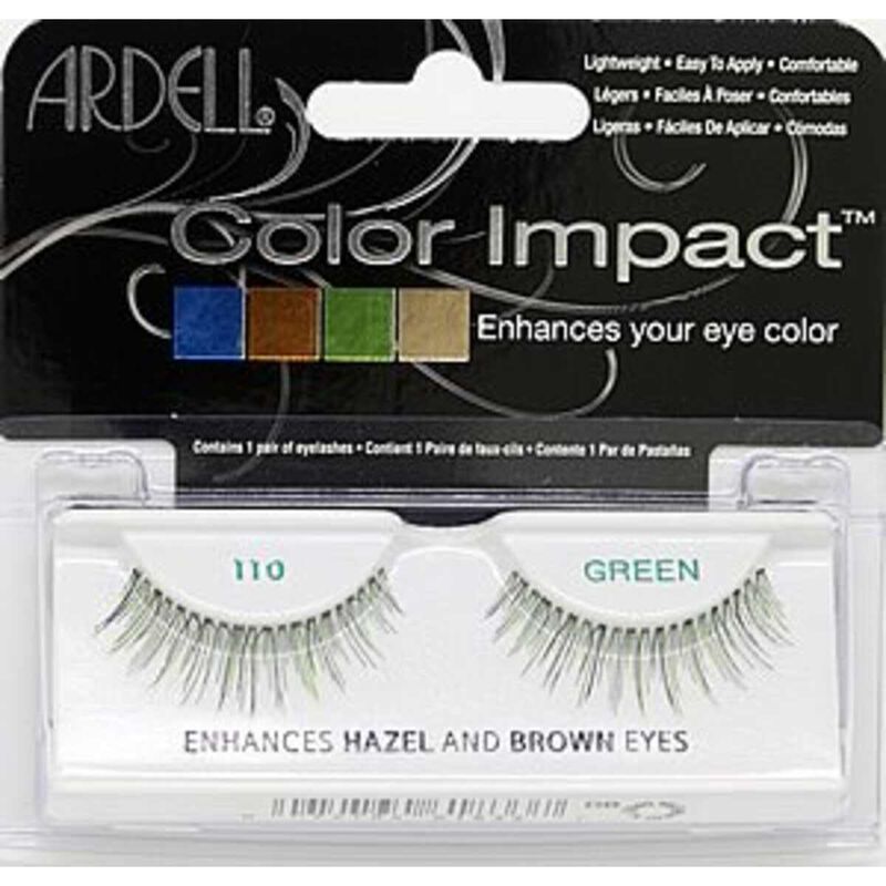 ardell color impact lashes 110 green