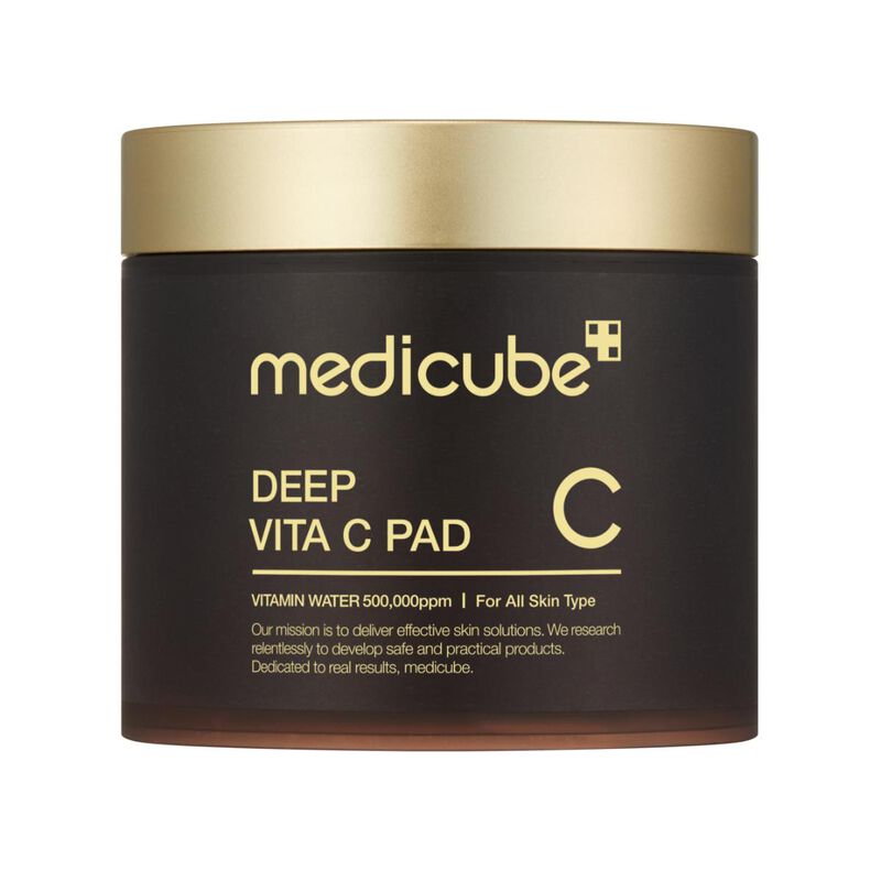 medicube مسحات تونر قطنية بفيتامين c