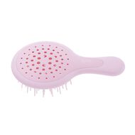 faces mini superbrush compact silicon hairbrush rose
