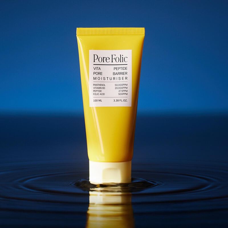 porefolic vita peptide pore barrier moisturizer