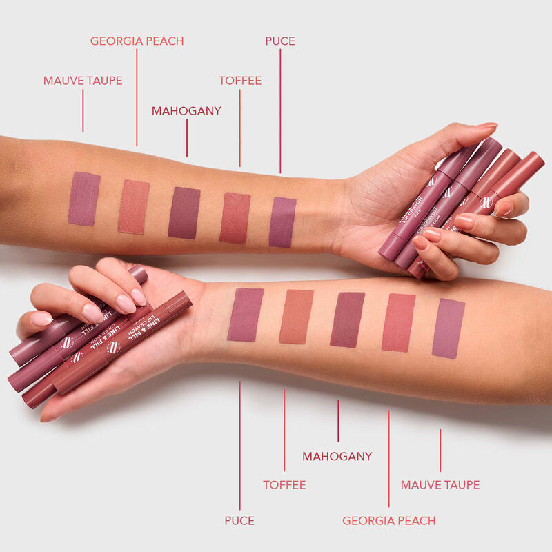 noha nabil line & fill lip crayon