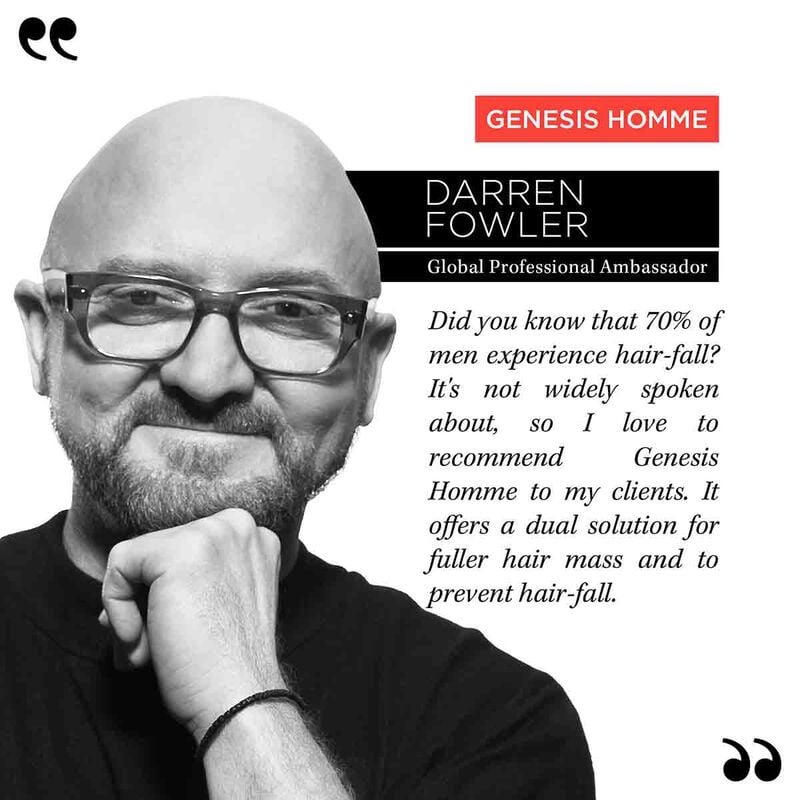 kerastase genesis homme bain de masse thickening shampoo for weakened hair, 250ml