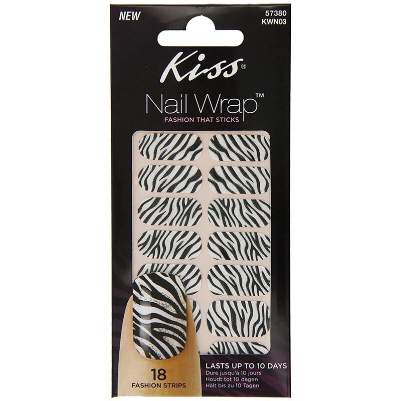كيس kiss nail wrap 18 s kwn01(3688