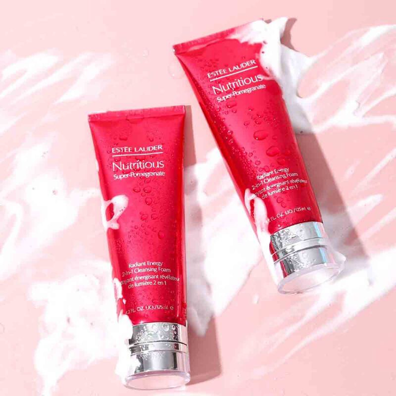 estee lauder nutritious superpomegranate radiant energy 2in1 cleansing foam 125ml