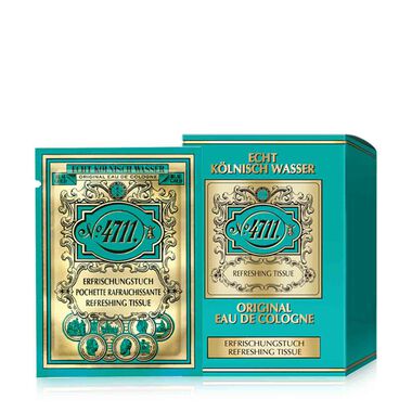 faces refreshing tissues original eau de cologne 10 pieces