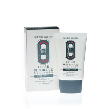 faces clear sun block collagen